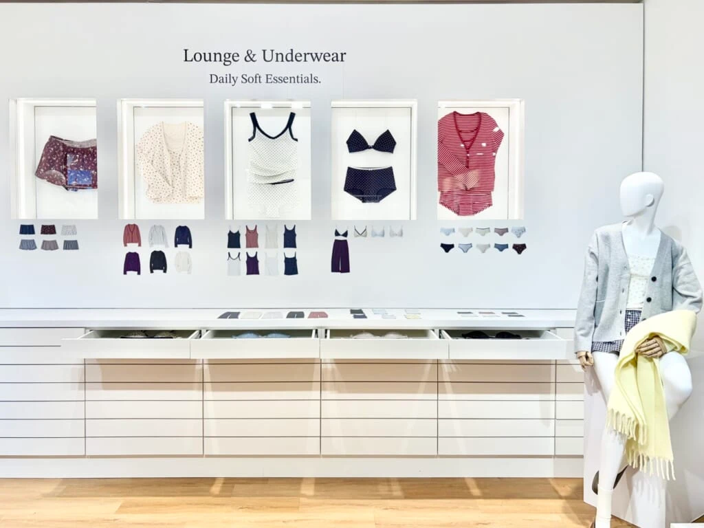 ユニクロ　ラウンジ＆インナーウェアコレクション　展示会