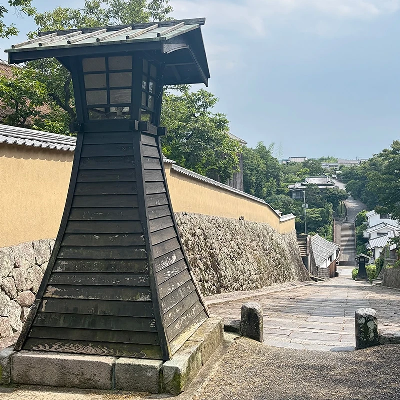 杵築城下町の坂