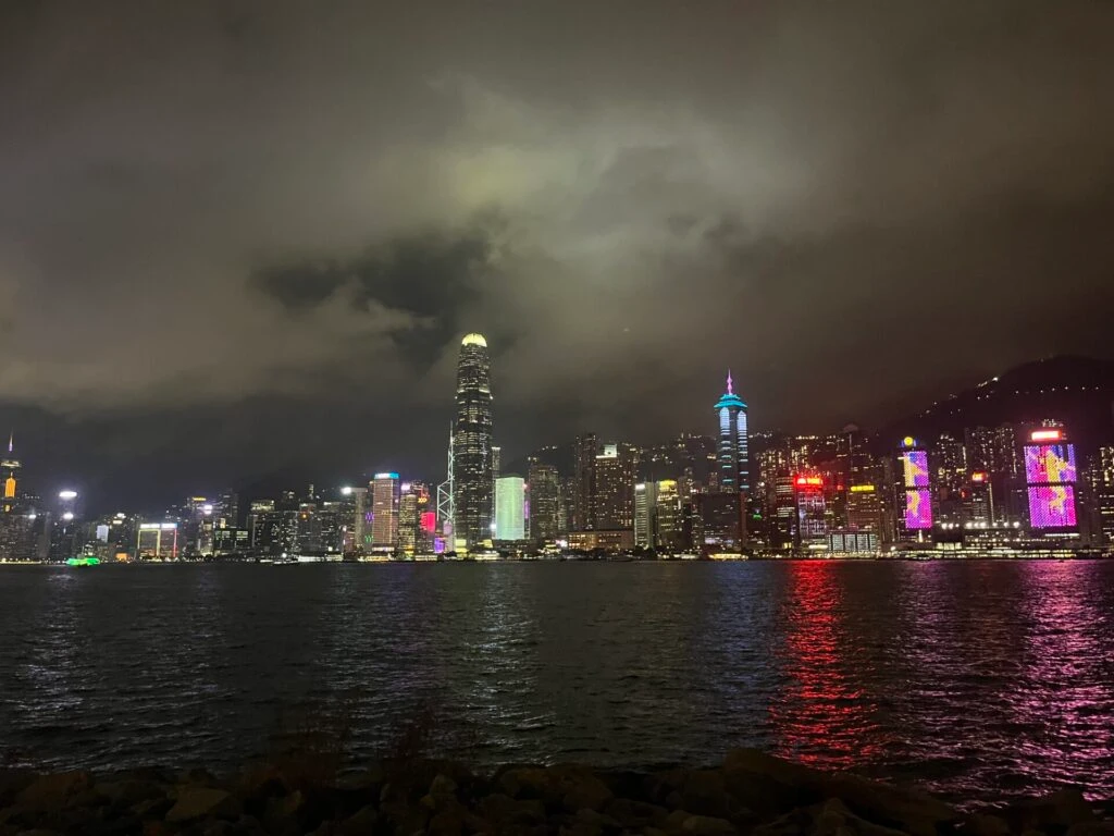香港「シンフォニーオブライツ」夜景