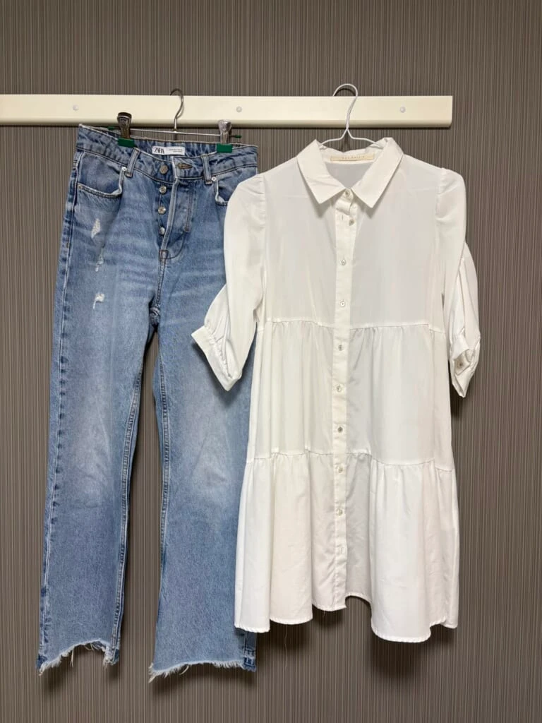 ZARA　デニム　Ray Cassin　レイカズン　ミニワンピ