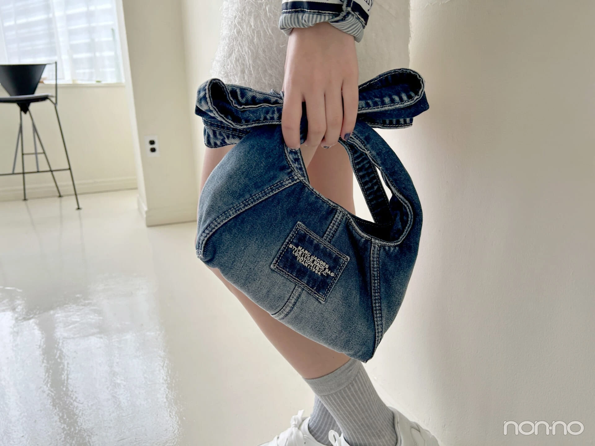 ノンノモデルの冬私服2026菊地姫奈のバッグ
