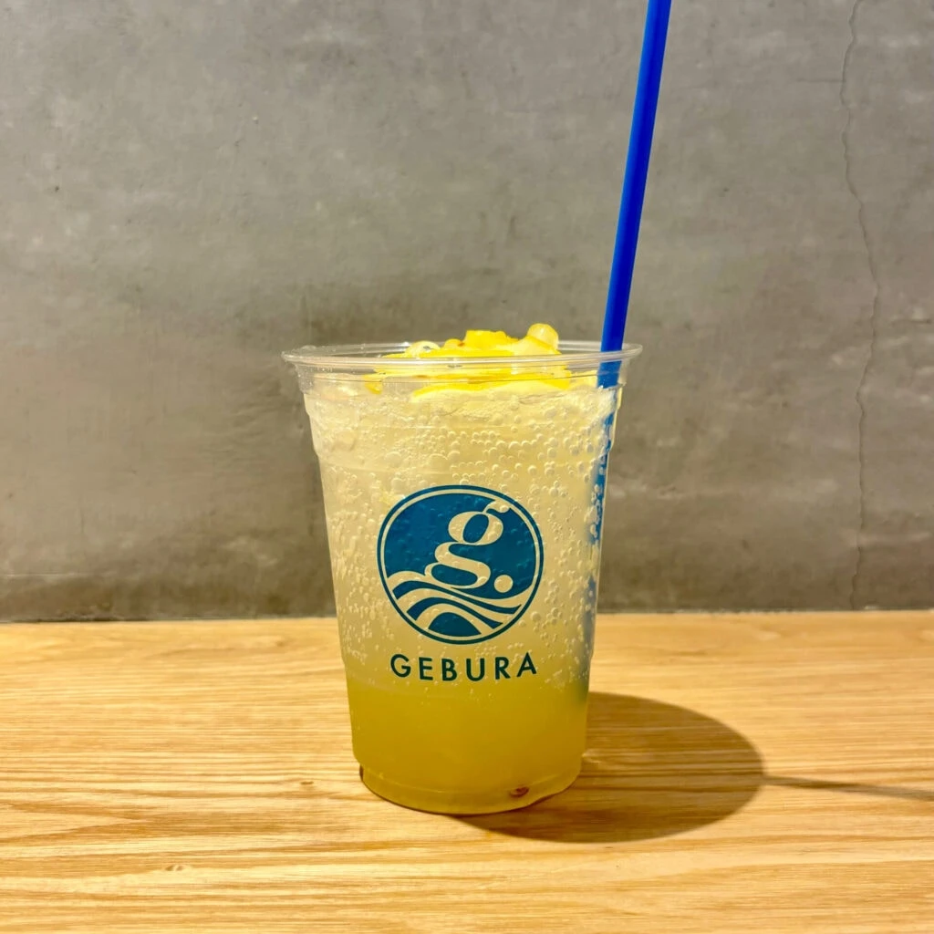 GEBURA レモンソーダ　宮島グルメ