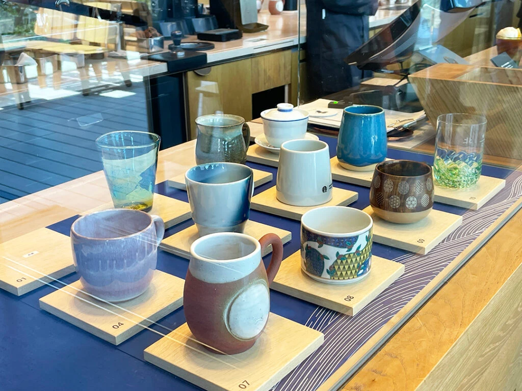 UTUWA BARで提供される12品の器