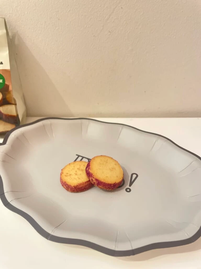 さつまいものクッキー、さつまいもの形とそっくり