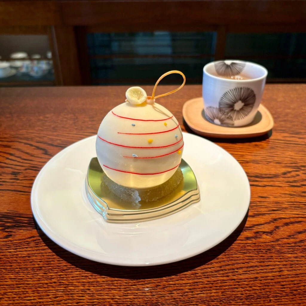 桃ふうせん 水風船にそっくりのケーキ 焙じ茶「香悦」 洋菓子ぎをんさかい