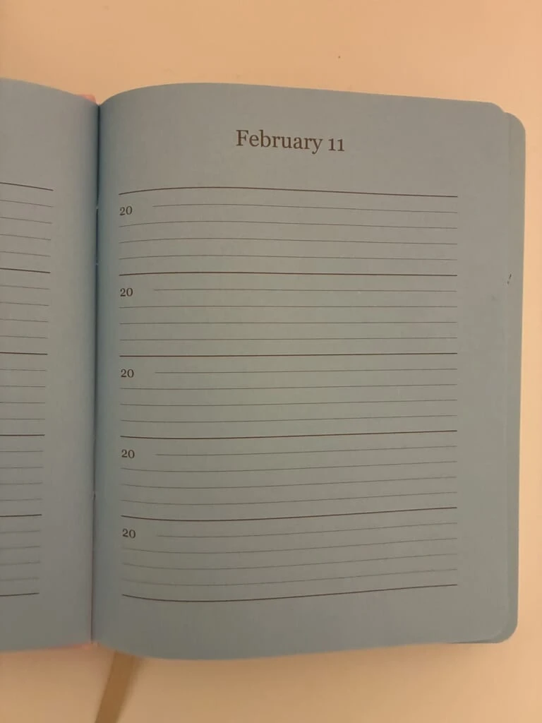 「5年日記」「中身」