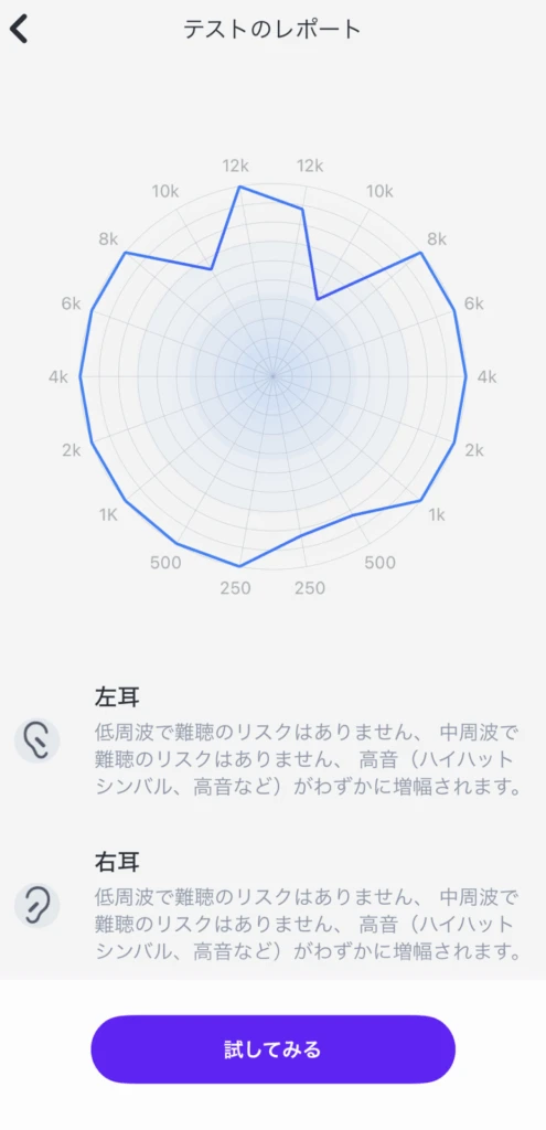 「Personi-Fi 3.0」の診断結果