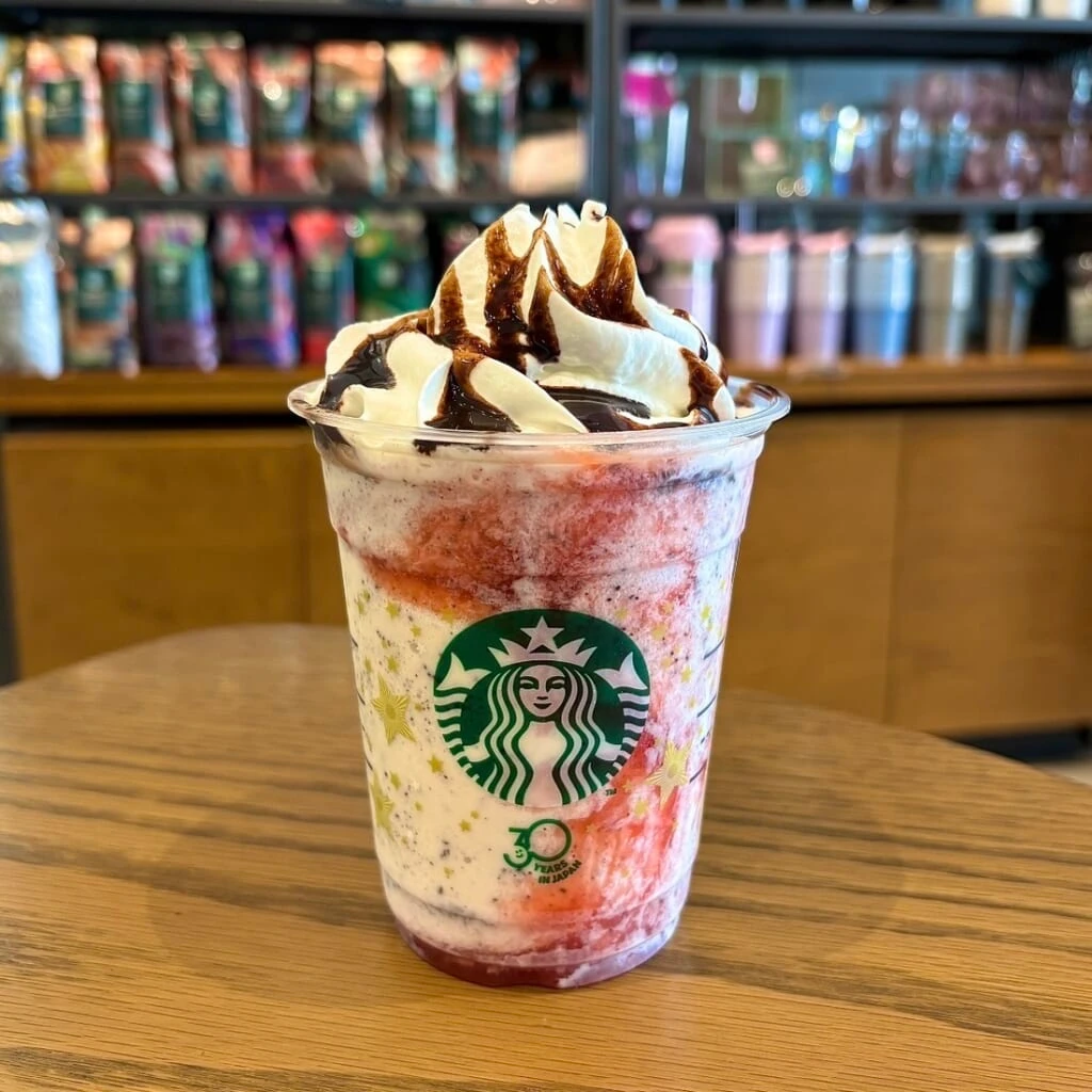 イチゴ チョコレート フラペチーノ