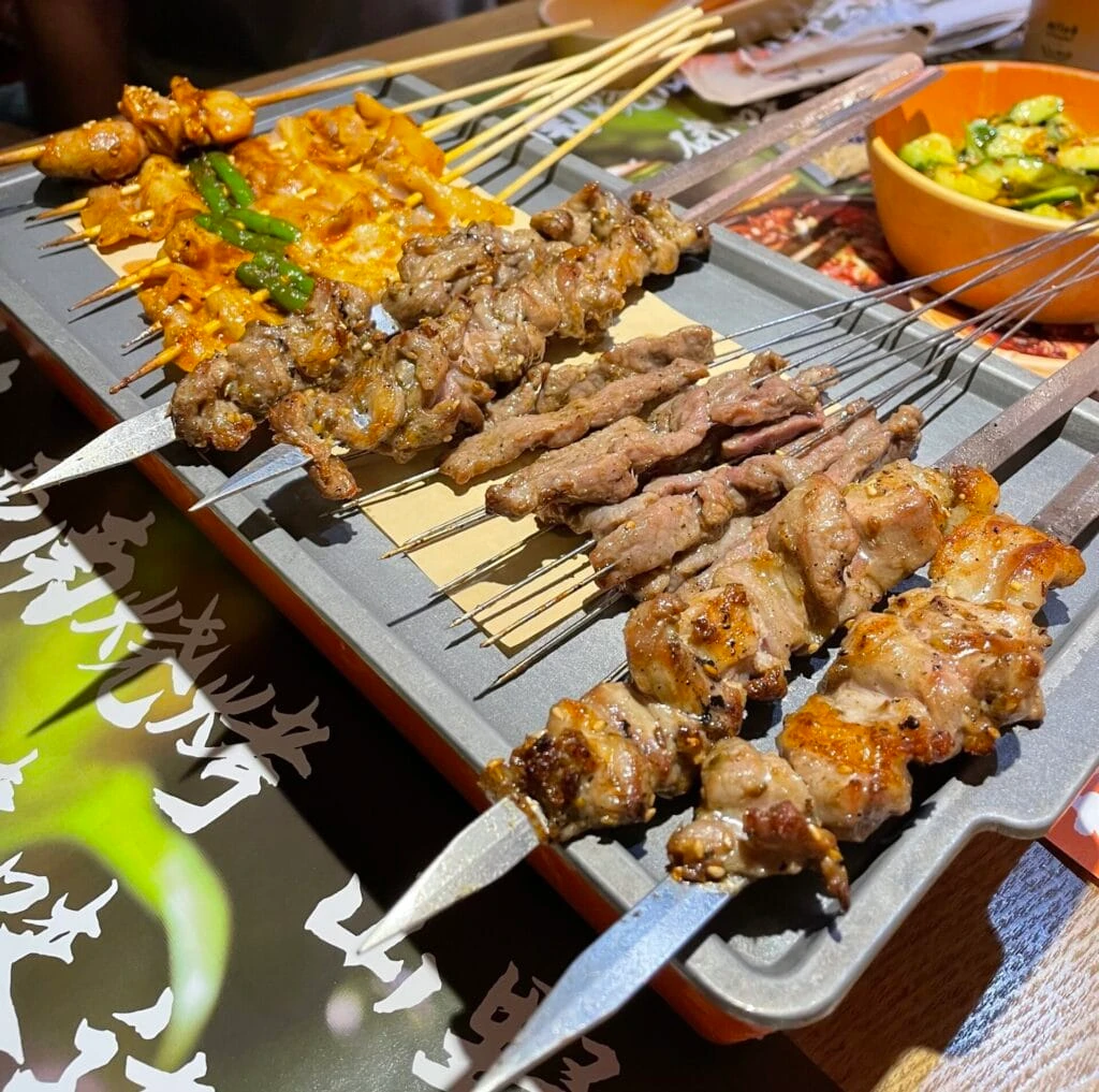 大肆撸串 无忧酒肆 中国 焼肉 串 牛 羊
