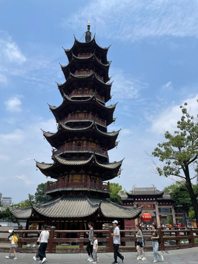 上海　龍華寺　龍華塔