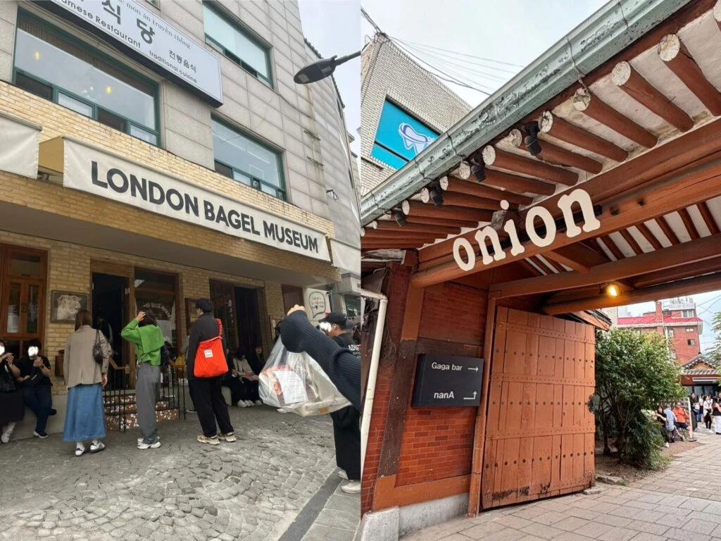 韓国ベーカリーカフェ「ロンドンベーグルミュージアム」「onion」