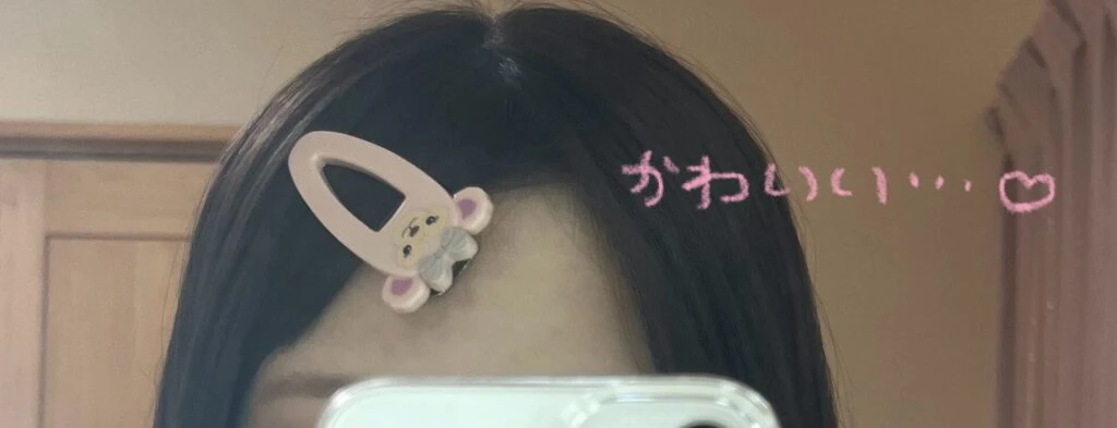 ディズニーヘアクリップカワイイ