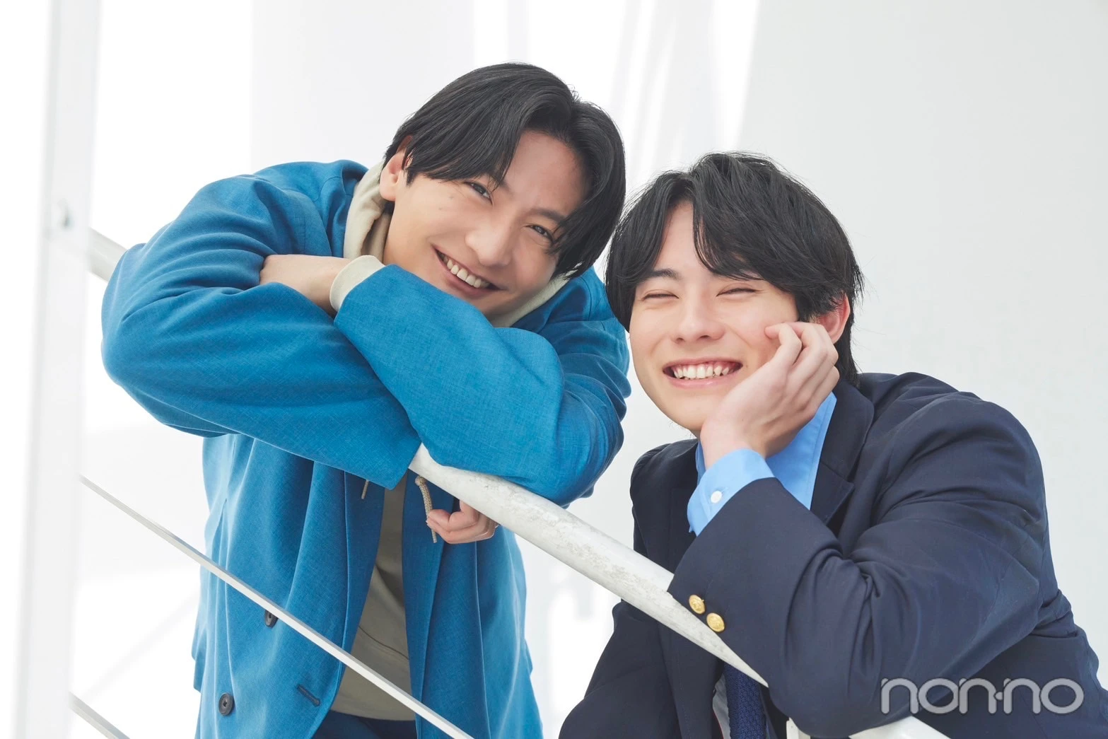 声優島﨑信長さんと前田拳太郎さんのツーショット