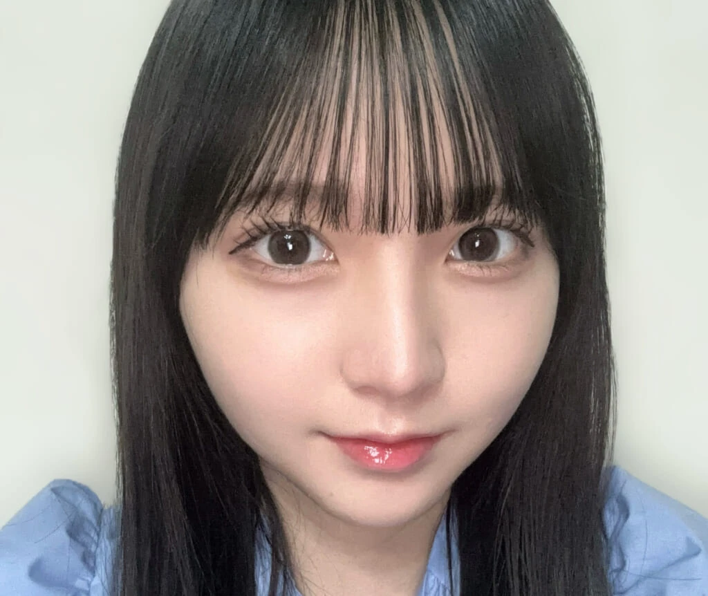 小杉怜子さんのベースメイク仕上がりカット