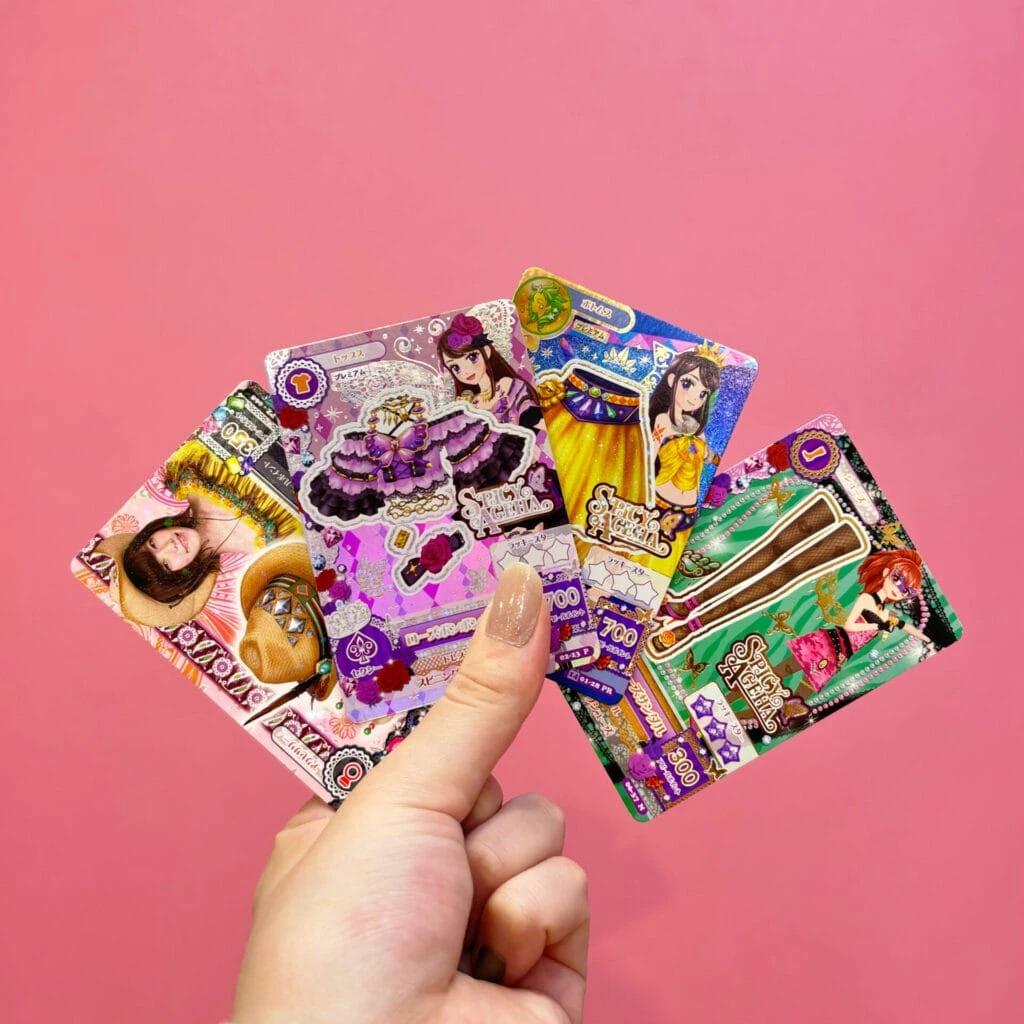 ゲーム機に使用するアイカツカード