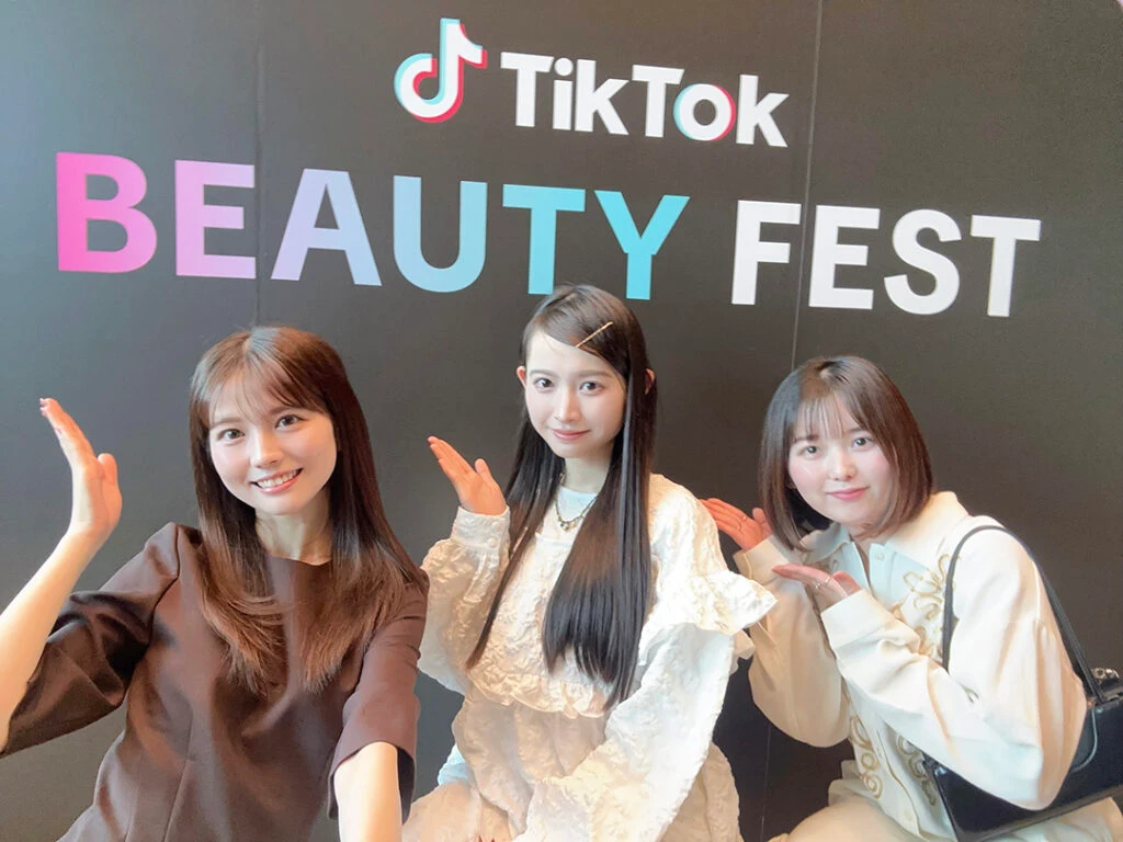 TikTok BEAUTY FESTの写真スポット