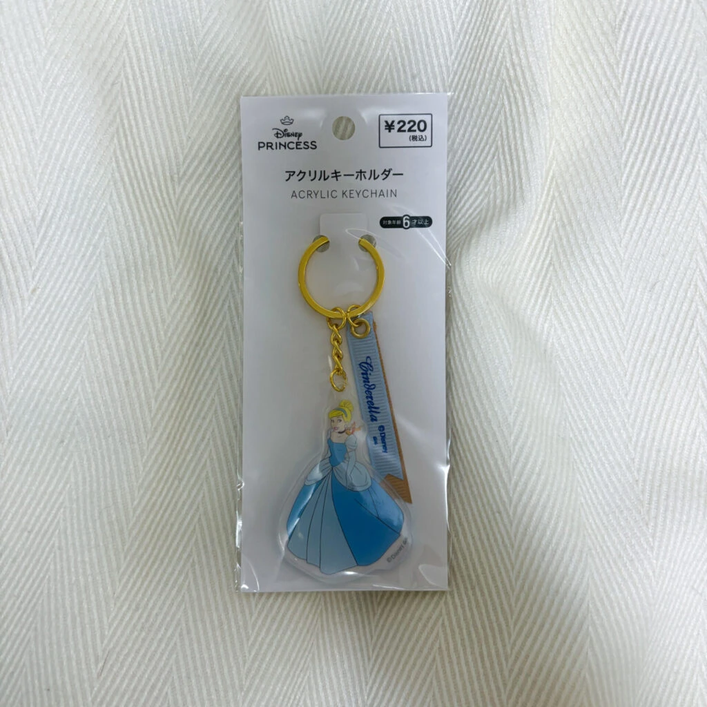 ディズニープリンセス／アクリルキーホルダー　シンデレラ