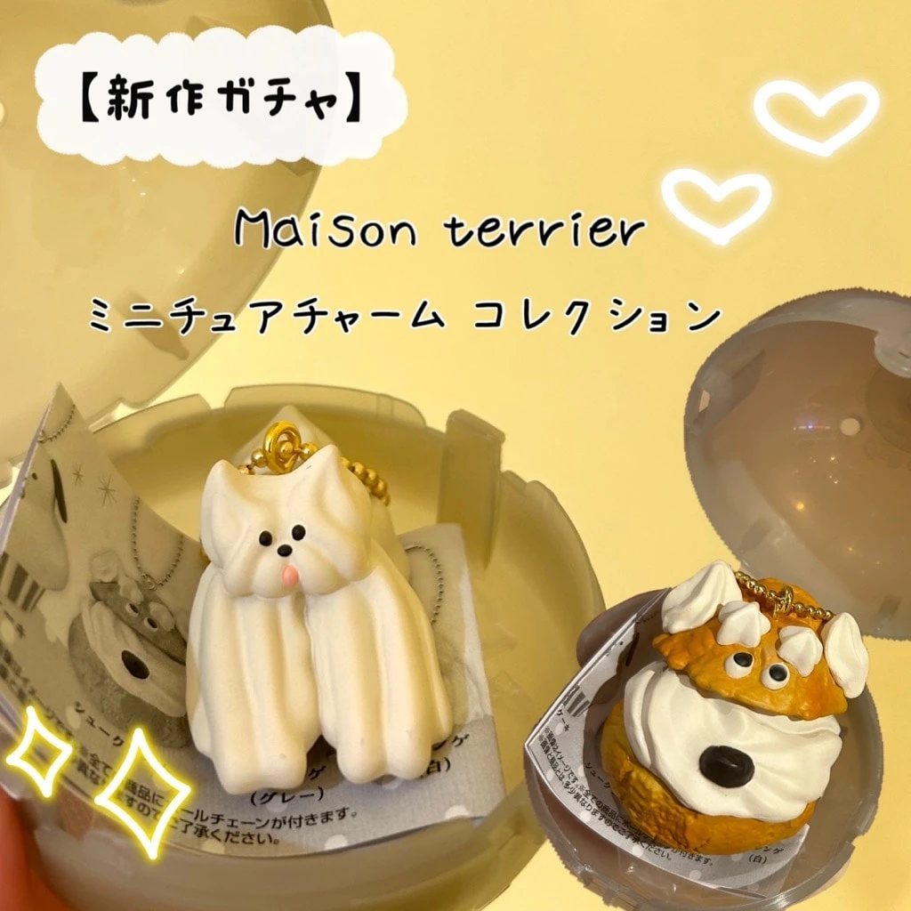 【ガチャガチャ】まるでスイーツ！？メゾンテリアの激かわ新作ガチャ紹介