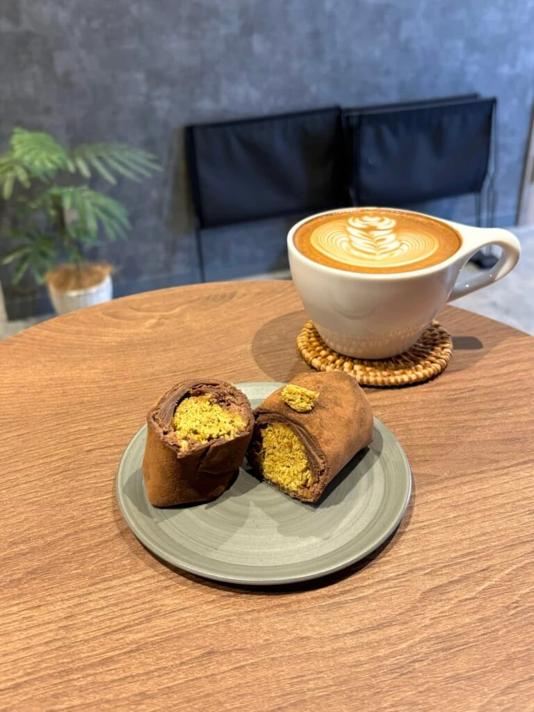 ドバイチョコおしぼりケーキの中身