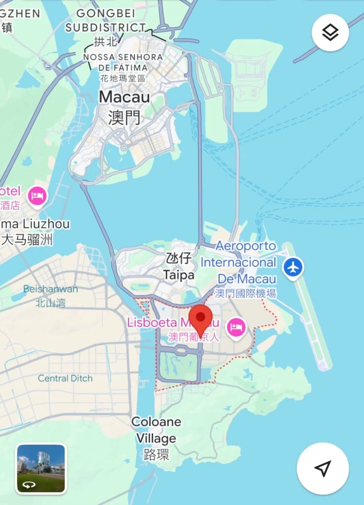 マカオ　地図