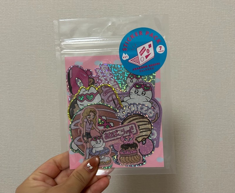 ギャルネコステッカー