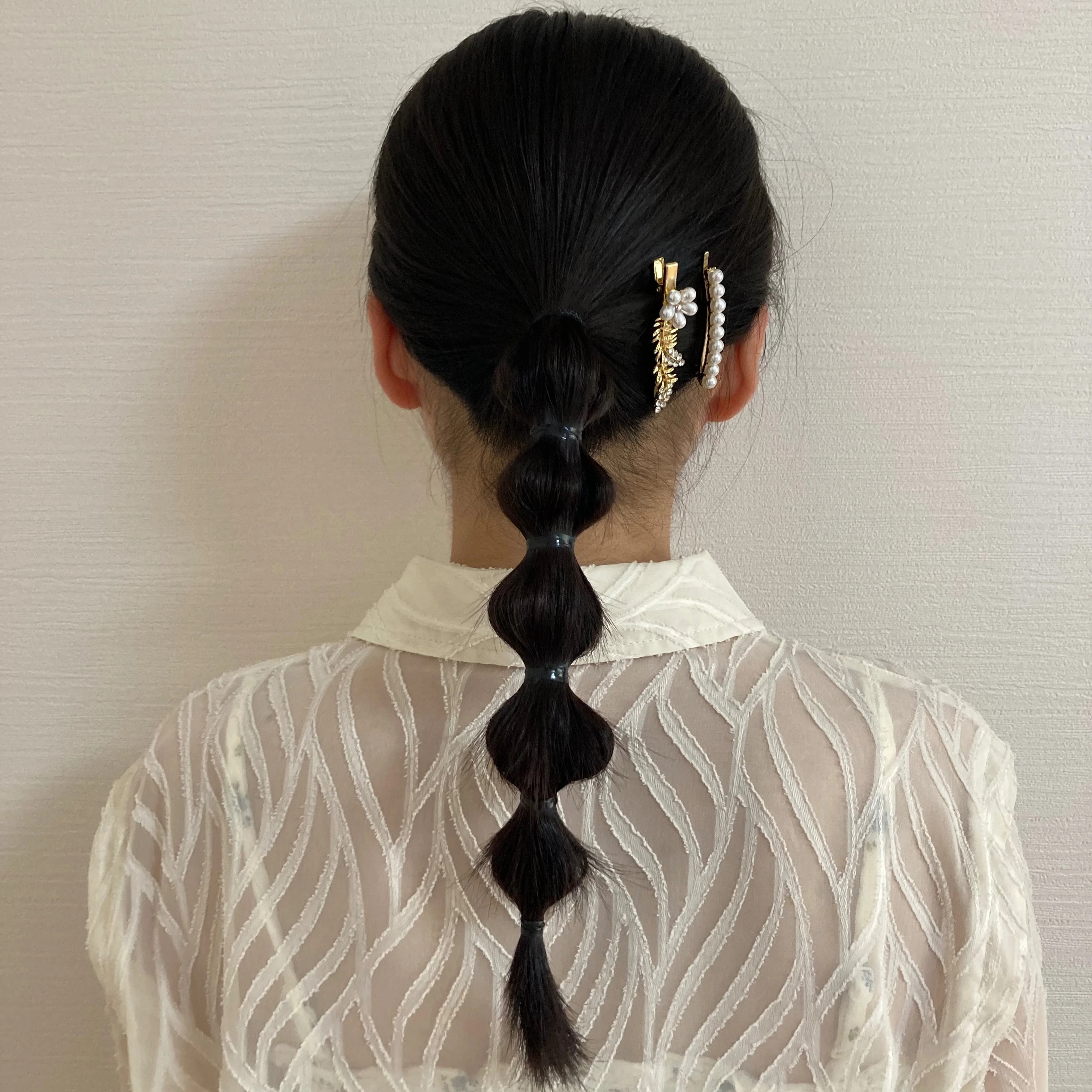 たまねぎヘア　ヘアクリップあり