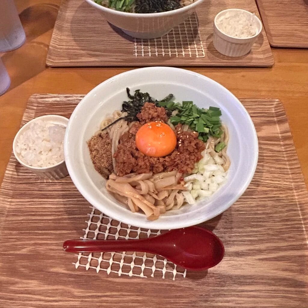 夕食のまぜそば