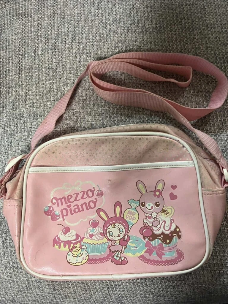 「幼稚園時代の通園バッグ」「mezzo piano」「べリエちゃん」
