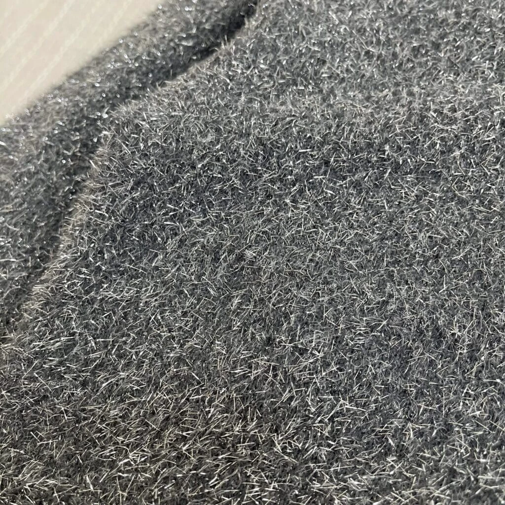 ラメフェザーニットの素材