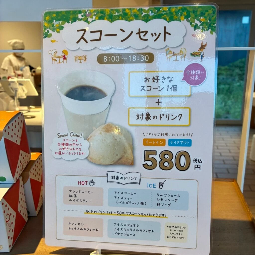 スコーンセットの説明