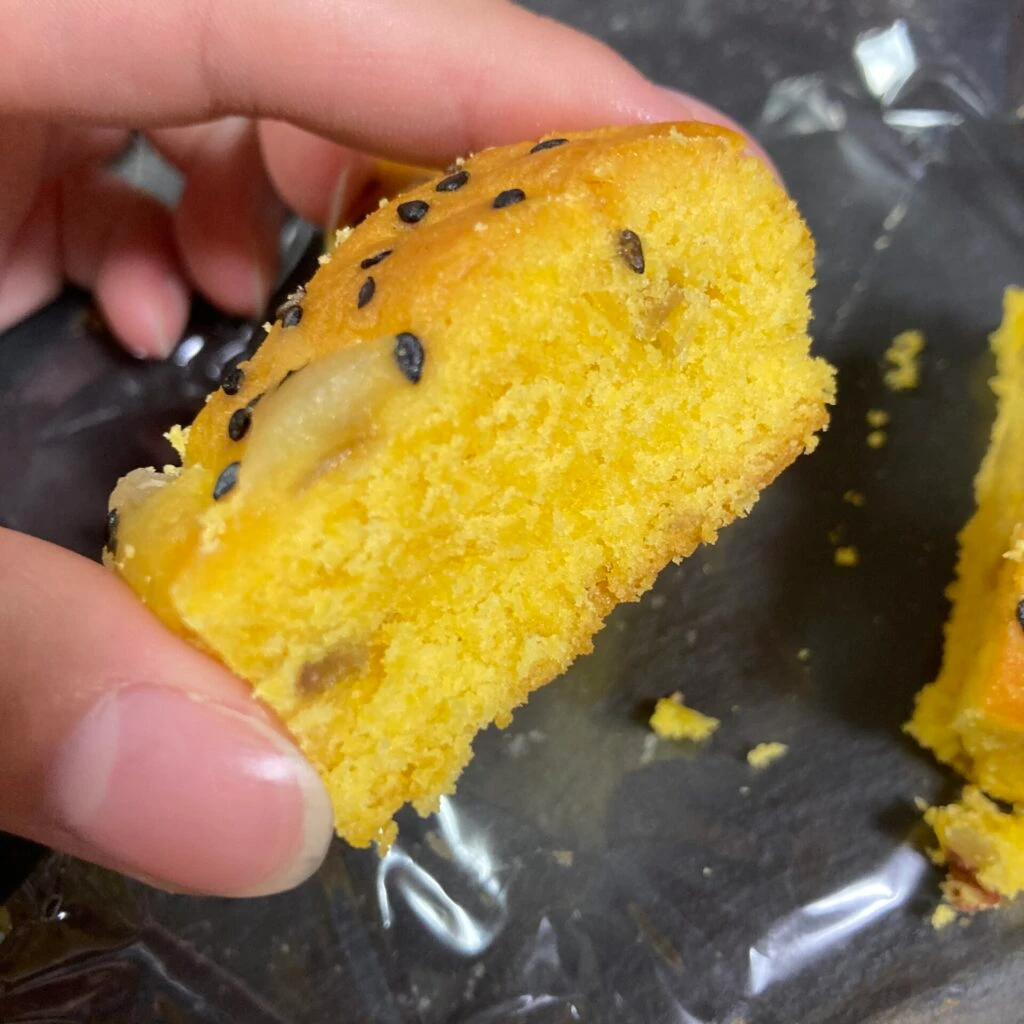 無印良品
スイートポテトケーキ断面