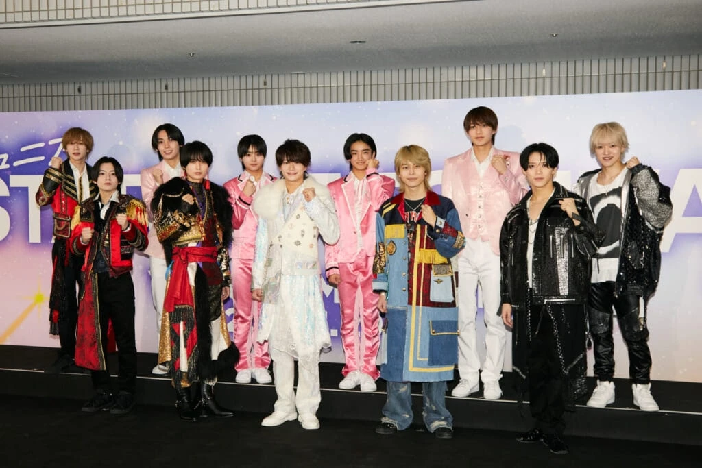 ライブ前記者会見に登場したジュニアの皆さん