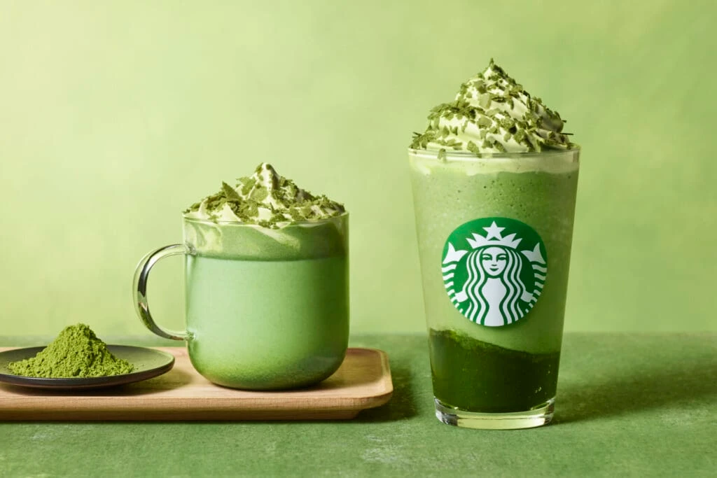 スタバ新作「玉露抹茶 フラペチーノ®」「玉露抹茶 ラテ」「はちみつ生姜 米糀ミルク ラテ」