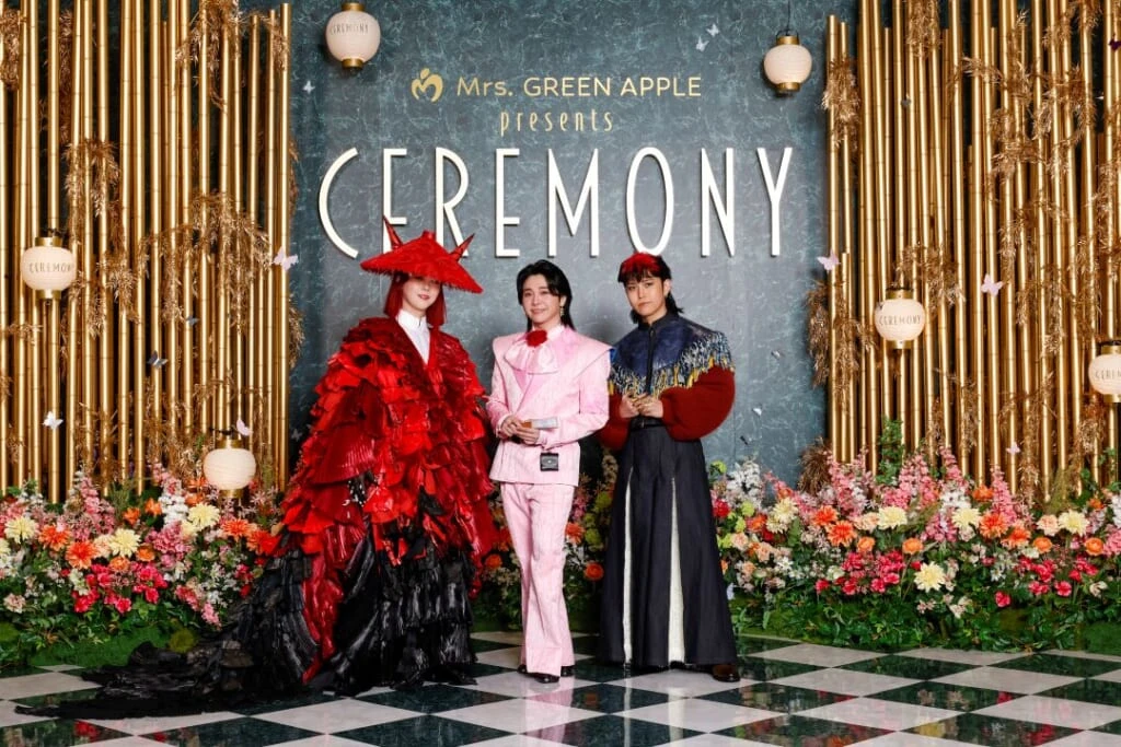 グリーンカーペットに登場したMrs. GREEN APPLE