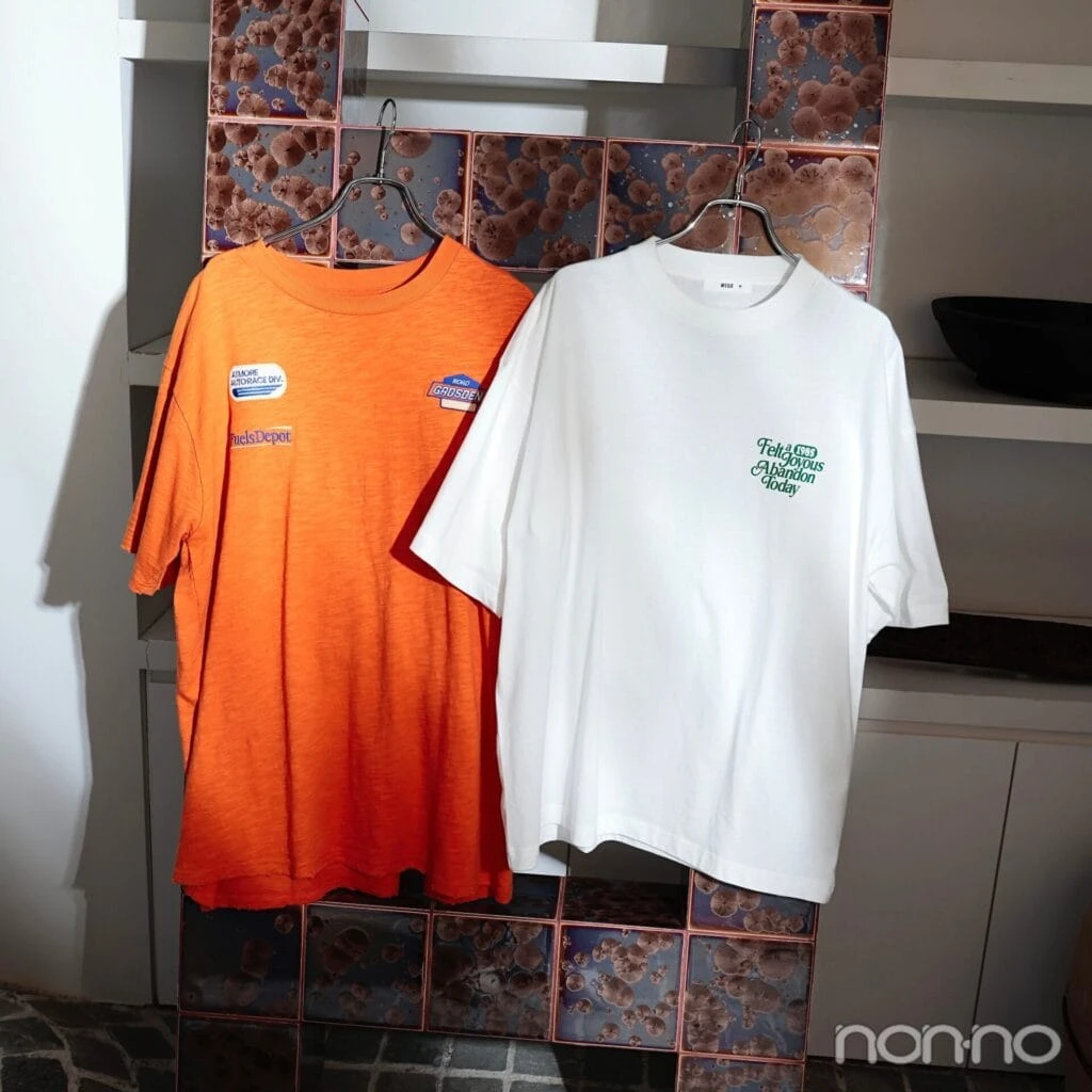 ドロップショルダーT のバリエーション
