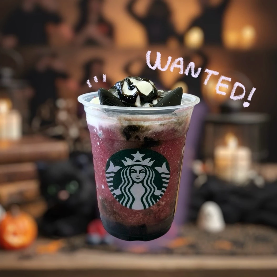 【スタバ新作】黒猫モチーフ🐈‍⬛💜「アサイー ベリー フラペチーノ」実食レビュー&カスタムのアイデア紹介！