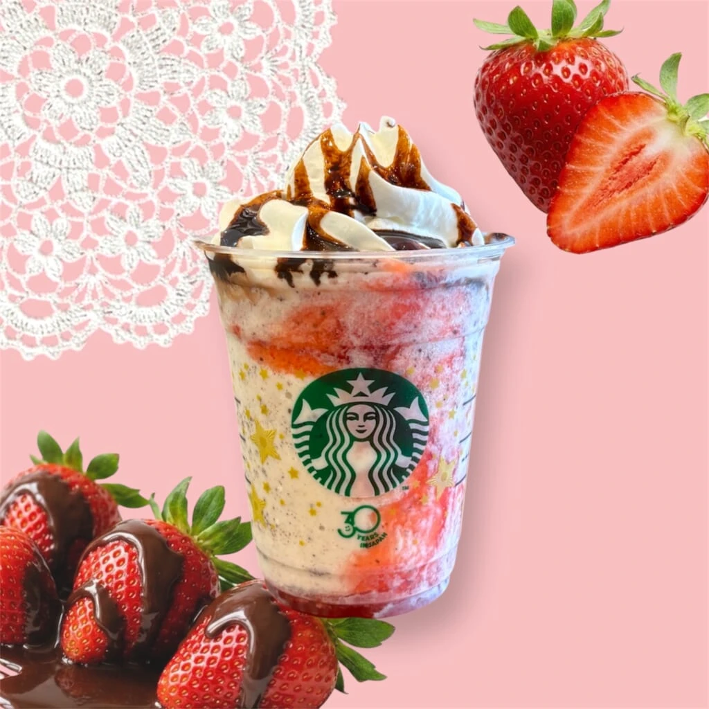 イチゴ チョコレート フラペチーノ