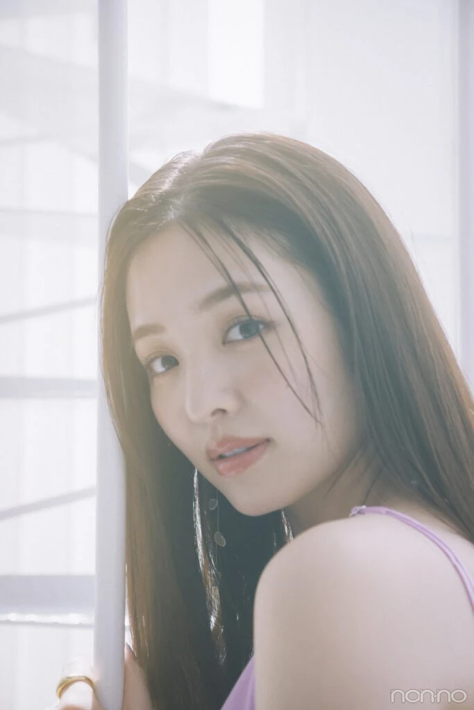 横田真悠のアップ