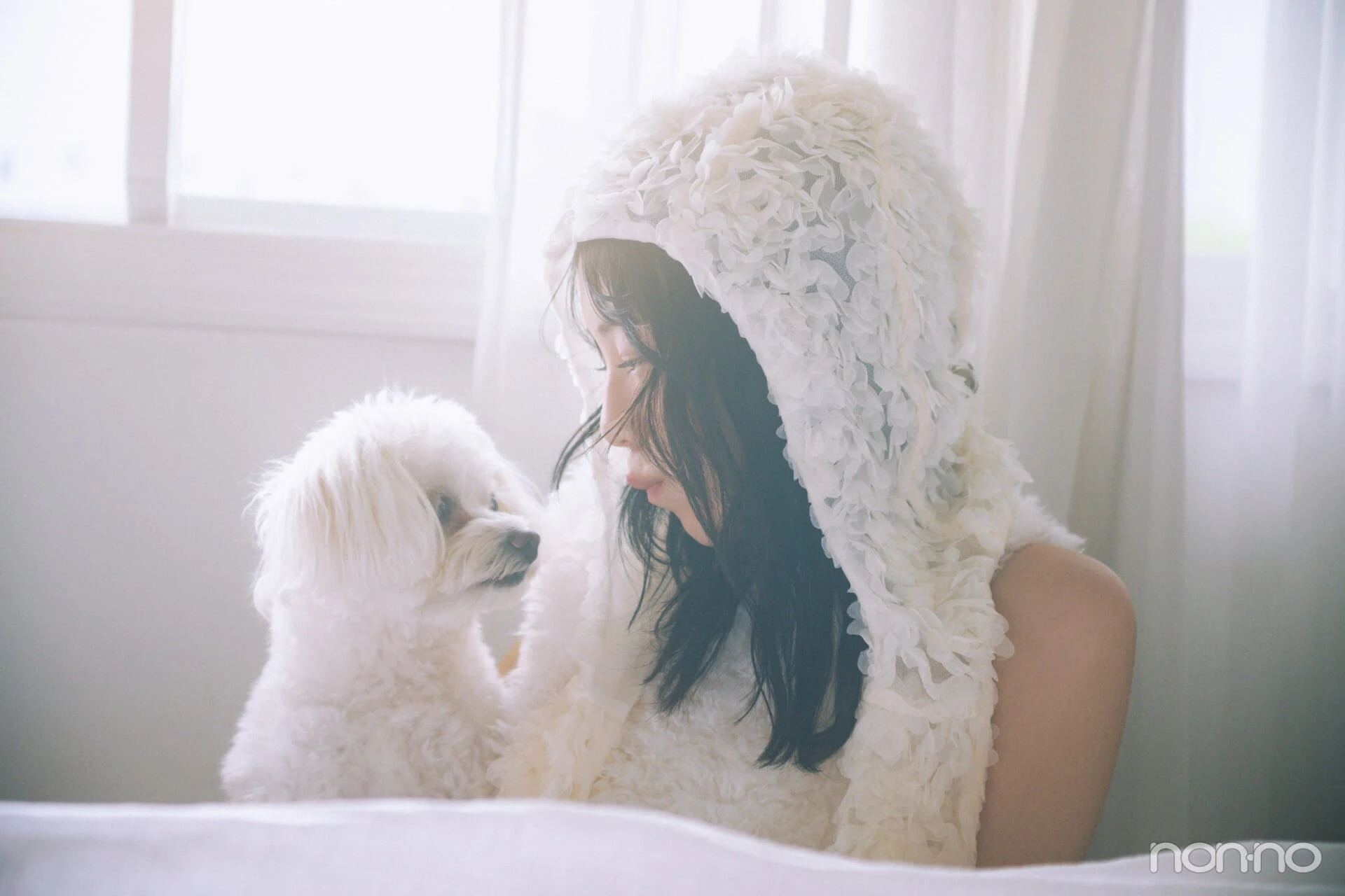 菊地姫奈のひなでぃぐ。第12回愛犬と向き合うショット