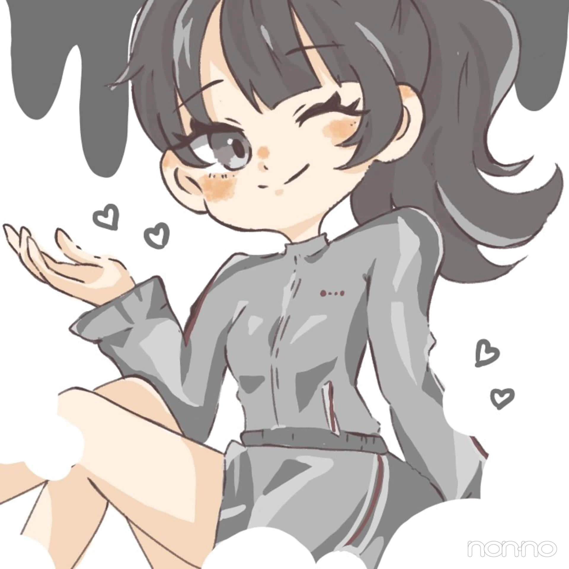 菊地姫奈のひなでぃぐ。第13回のイラスト