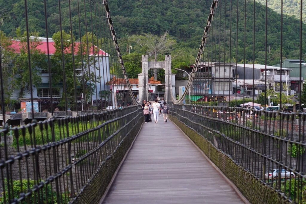 吊り橋　静安吊橋　台湾　十分