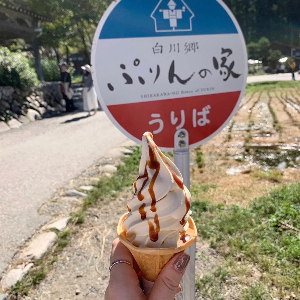 白川郷　ぷりんの家　ぷりんソフト