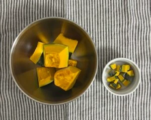 無印米粉のホットケーキでつくる蒸しパンアレンジ2の材料 かぼちゃ