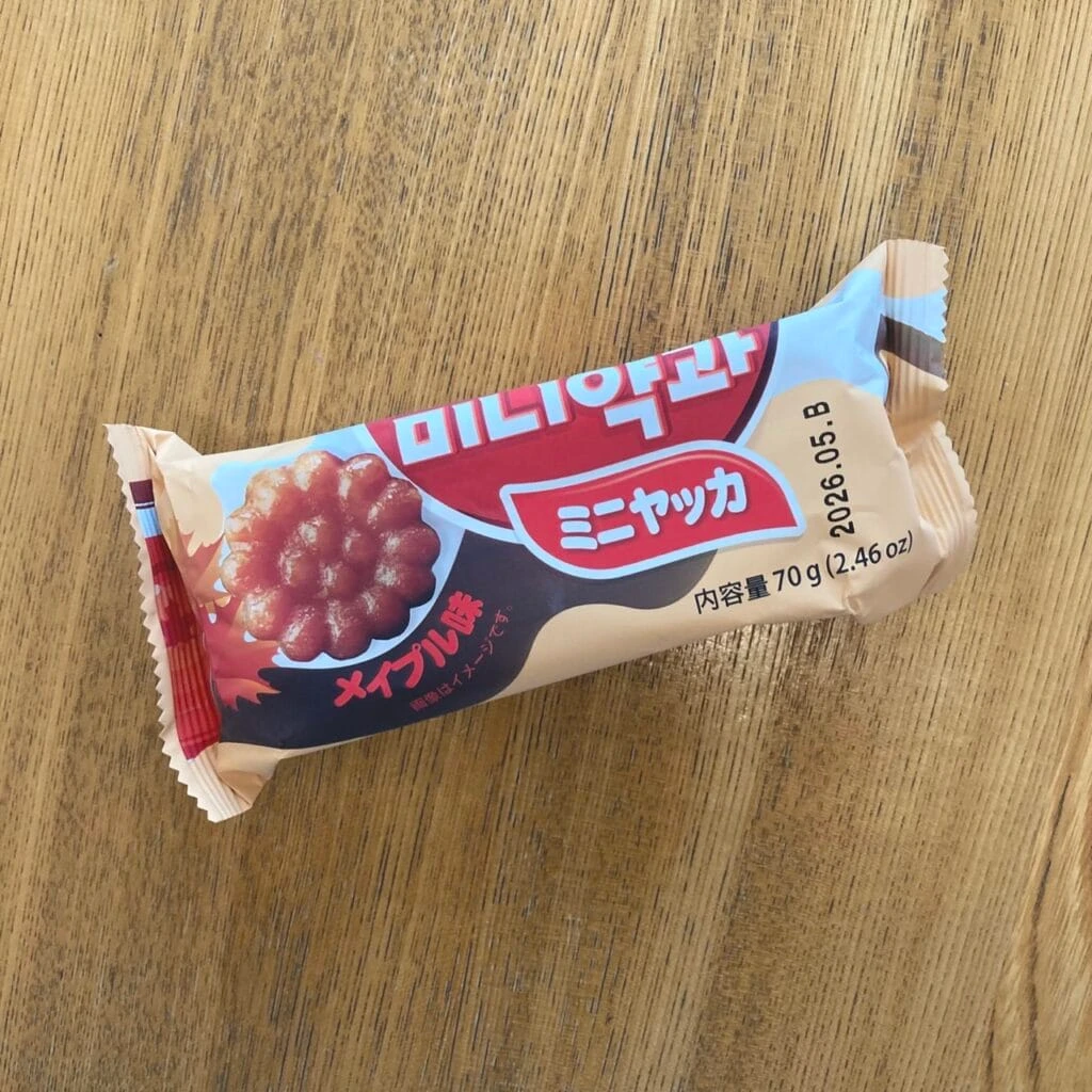 ミニヤッカ・メイプル味の画像です。