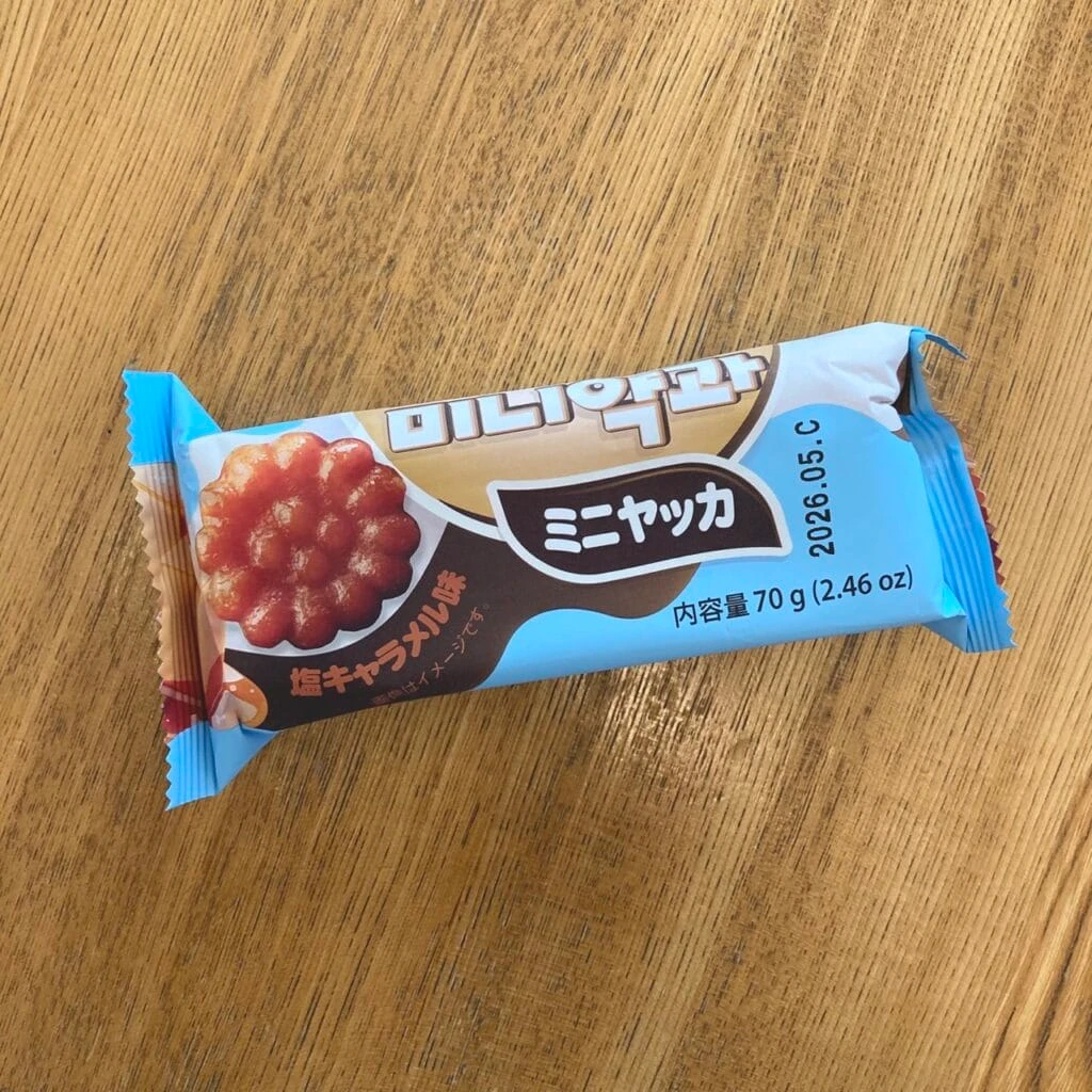 ミニヤッカ・塩キャラメル味の画像です。