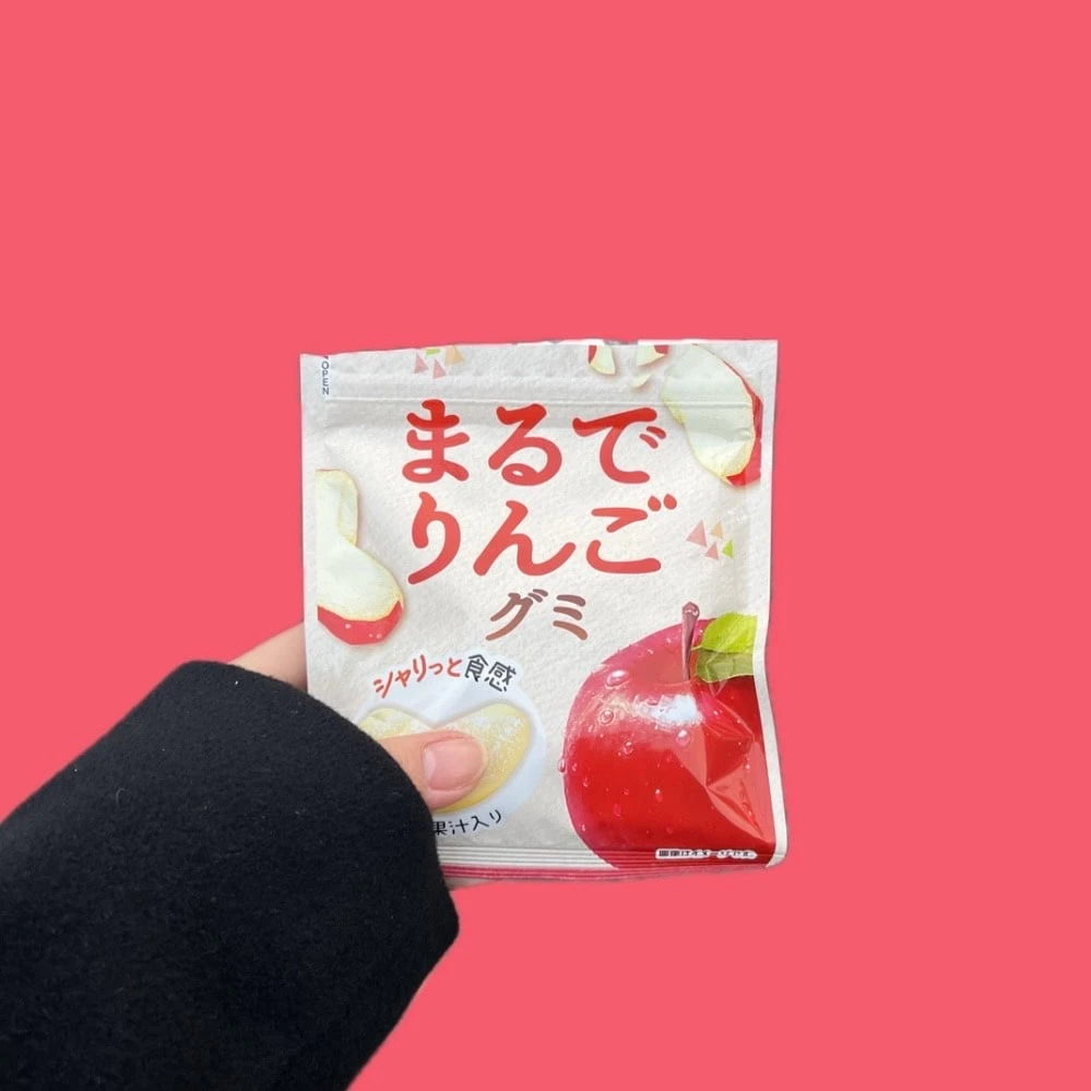 まるでりんごグミ　パッケージ