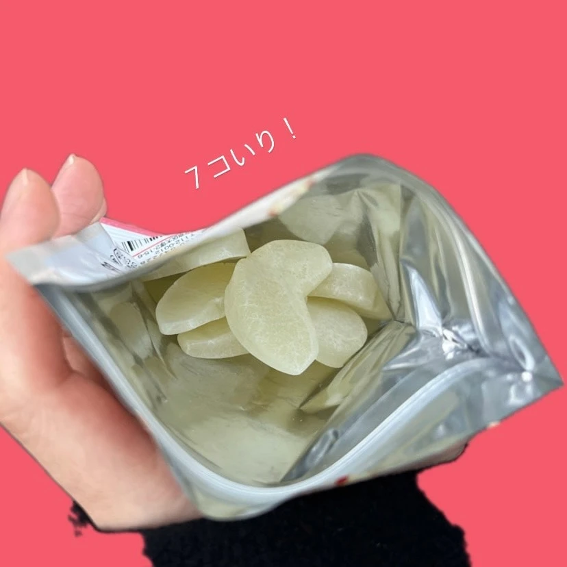 まるでりんごグミ　7個入り　個数