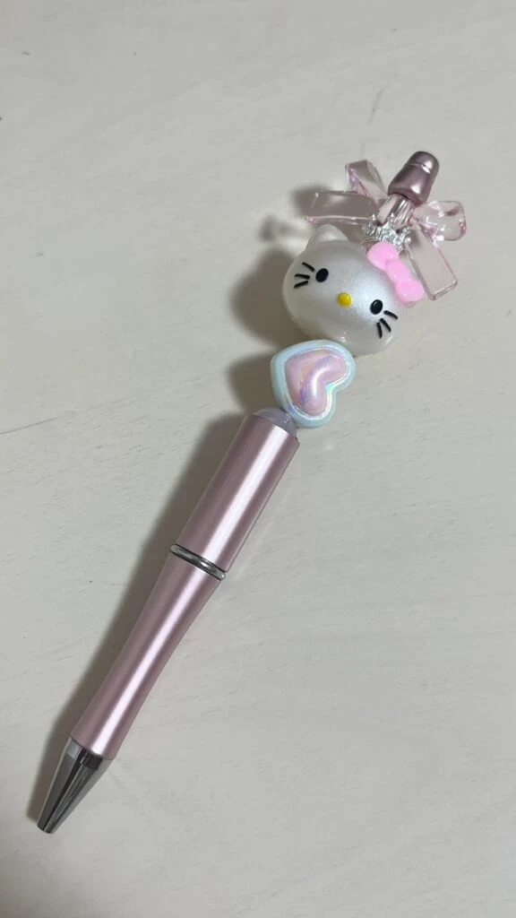 デコレーションしたボールペン