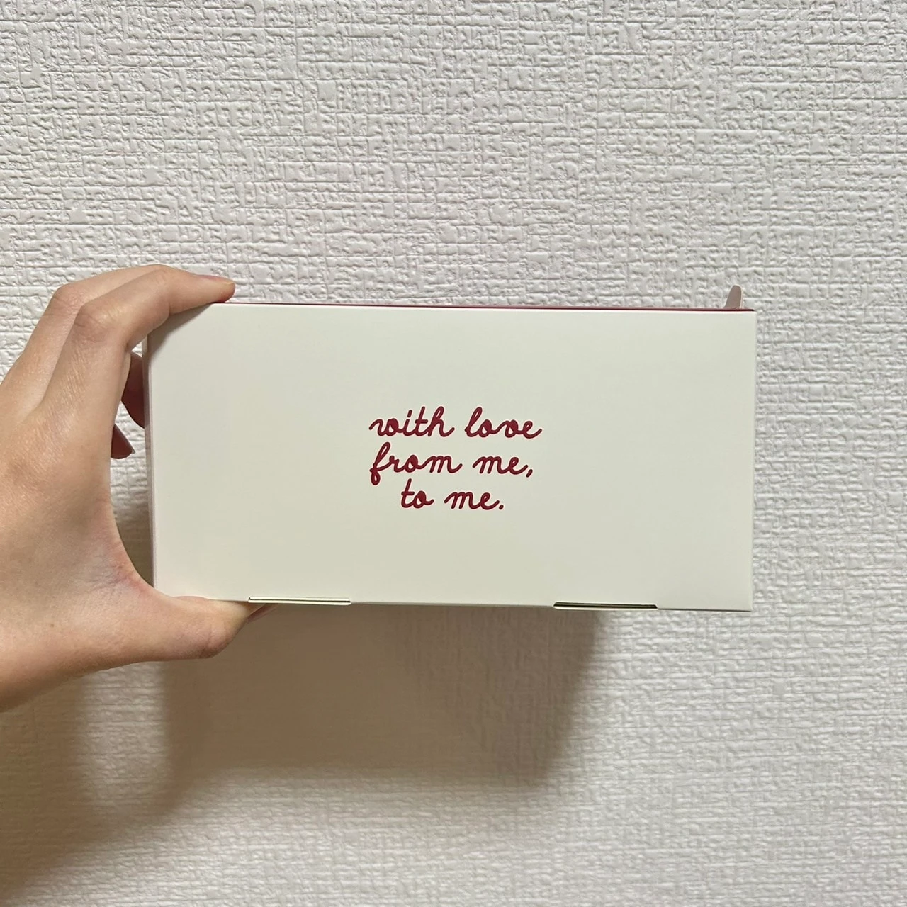 3COINS(スリーコインズ)で購入したバレンタインギフトボックス