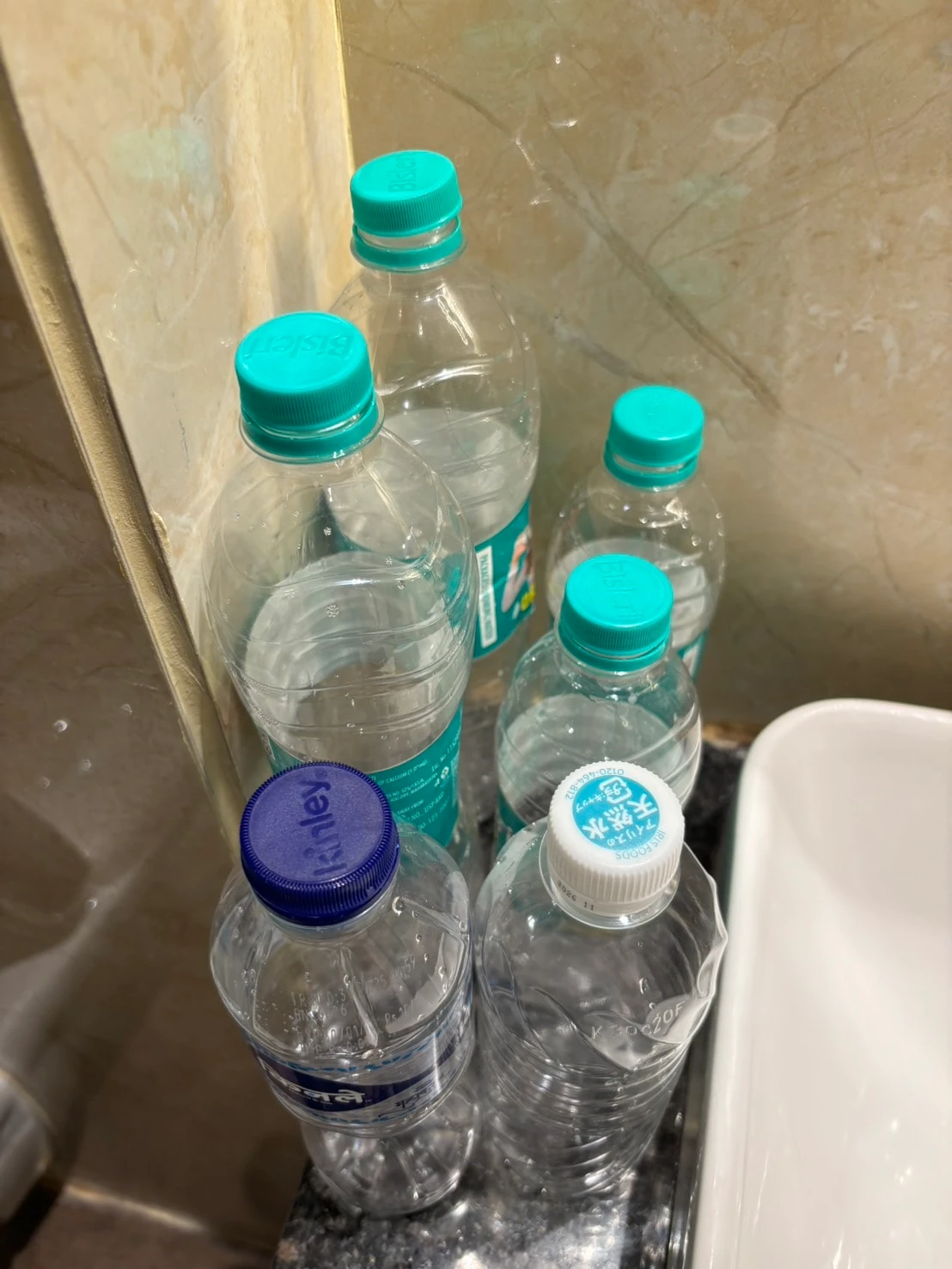 シャワーを使わない代わりにペットボトルを使った